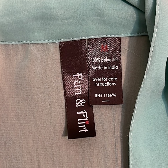 Women’s Turquoise Top - Picture 8 of 8